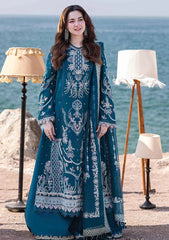 Premium Lawn Embroidered 3pc suit a54