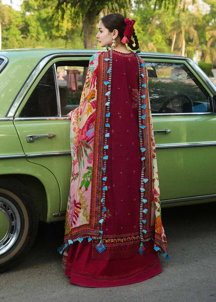 Premium Lawn Embroidered 3pc suit a52