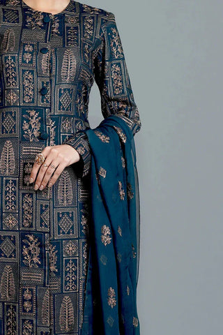 Premium Lawn Embroidered 3pc suit a65