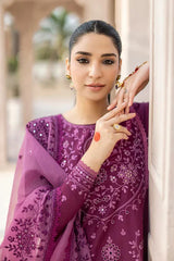 Premium Lawn Embroidered 3pc suit a 60