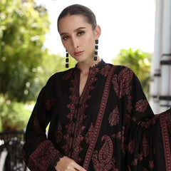 Lawn Embroidered 3pc suit a17
